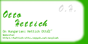 otto hettich business card